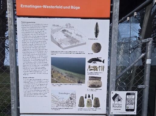 QR-Codetafel zum Info-Stop Ermatingen
