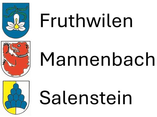 Wappen der Gemeinde Salenstein und ihrer Gemeindeteilorte