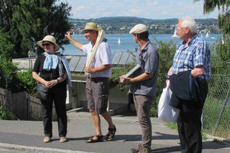 Wanderung entlang des Litzelstetter und Dingelsdorfer Phahlbauufers von Litzelstetten nach Dingelsdorf in die dortige Pfahlbau-Ausstellung